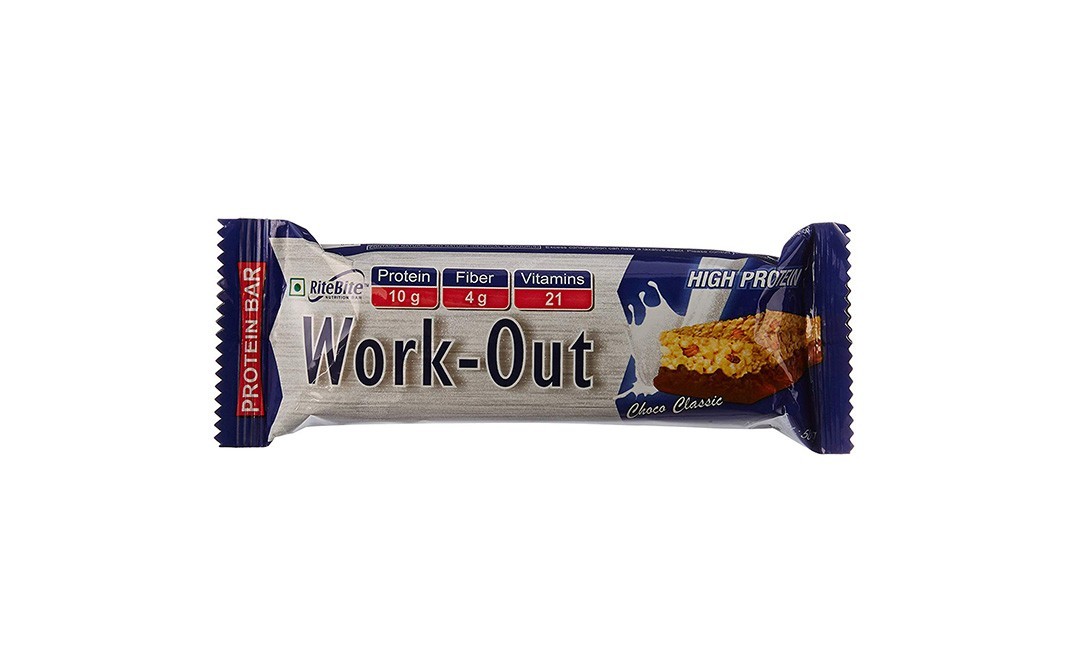 Ritebite Gymnasium Nutrition Bar    Pack  50 grams